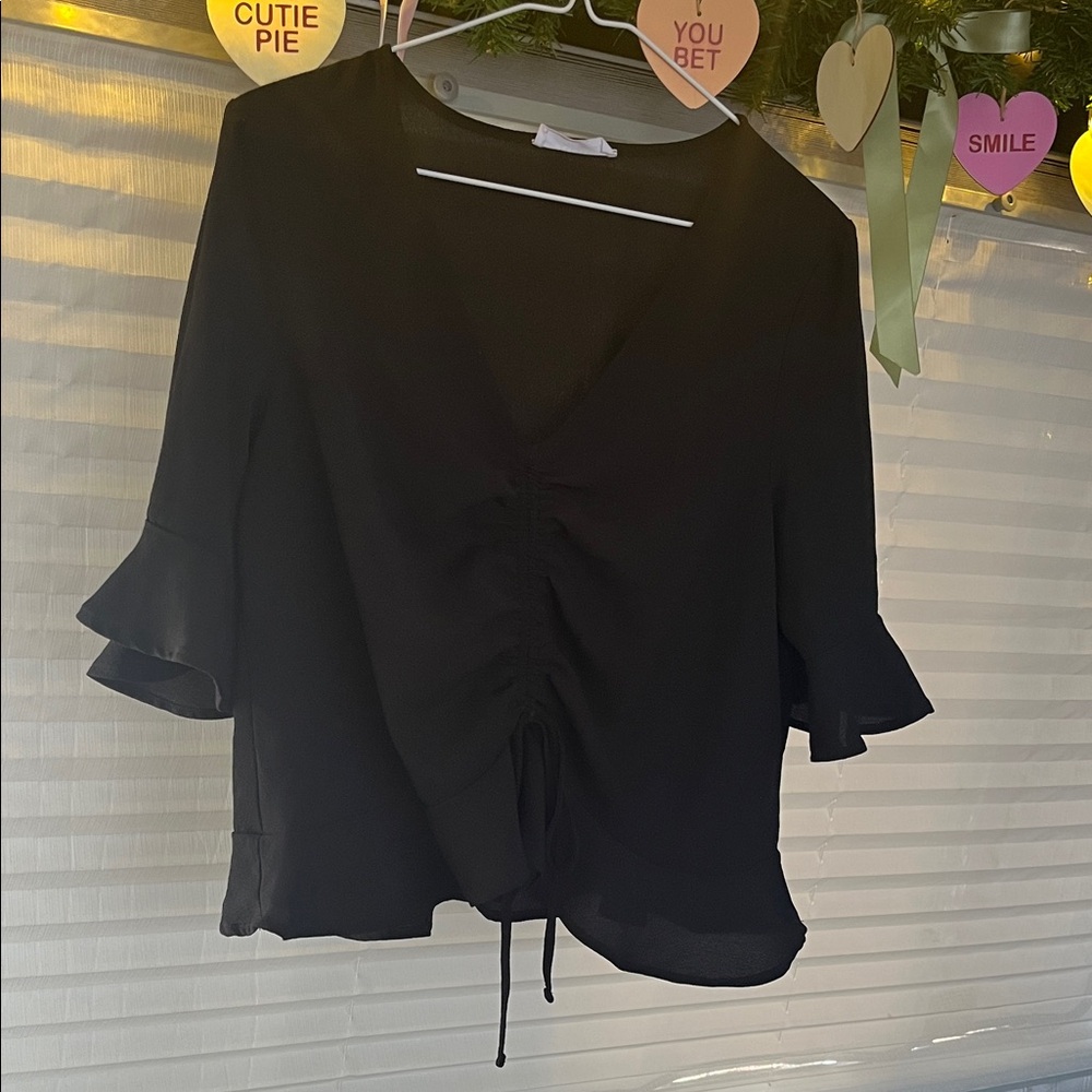 Elodie L Black Women's Top